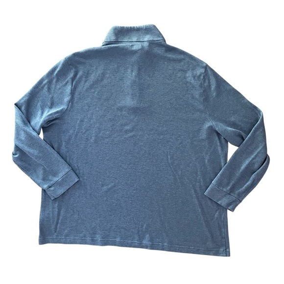 Joseph Abboud Men’s 3X Blue Sweater 1/4 Zip - Picture 5 of 6